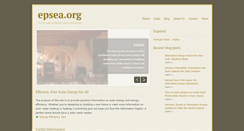 Desktop Screenshot of epsea.org