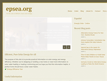 Tablet Screenshot of epsea.org